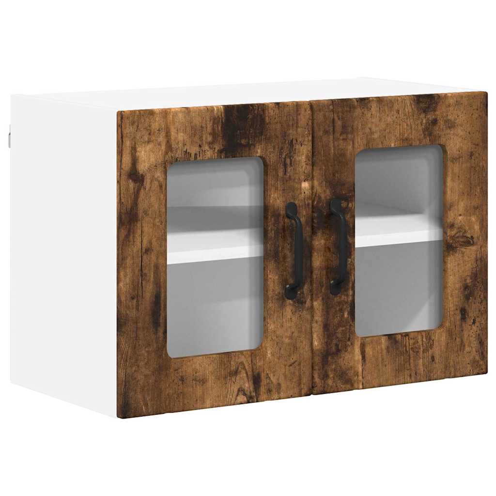 Keukenkast aan de muur 2 pcs Gerookt eiken 60 x 31 x 40 cm