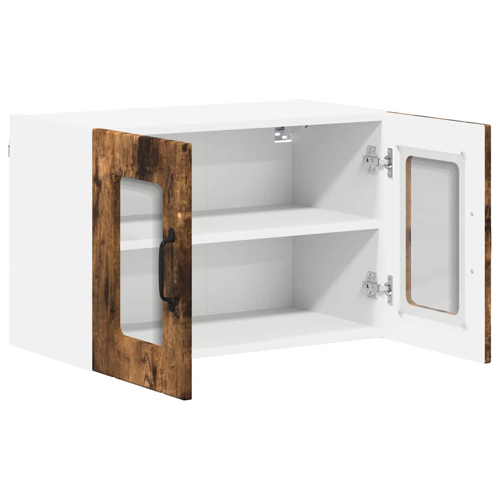 Keukenkast aan de muur 2 pcs Gerookt eiken 60 x 31 x 40 cm
