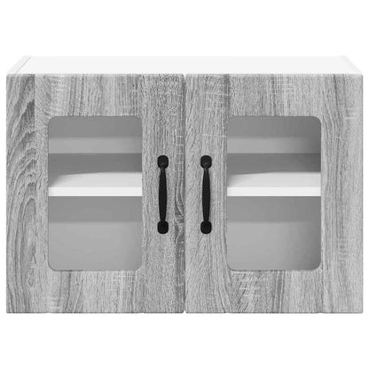 Keukenkast aan de muur met plank Grijs Sonoma 60 x 31 x 40 cm