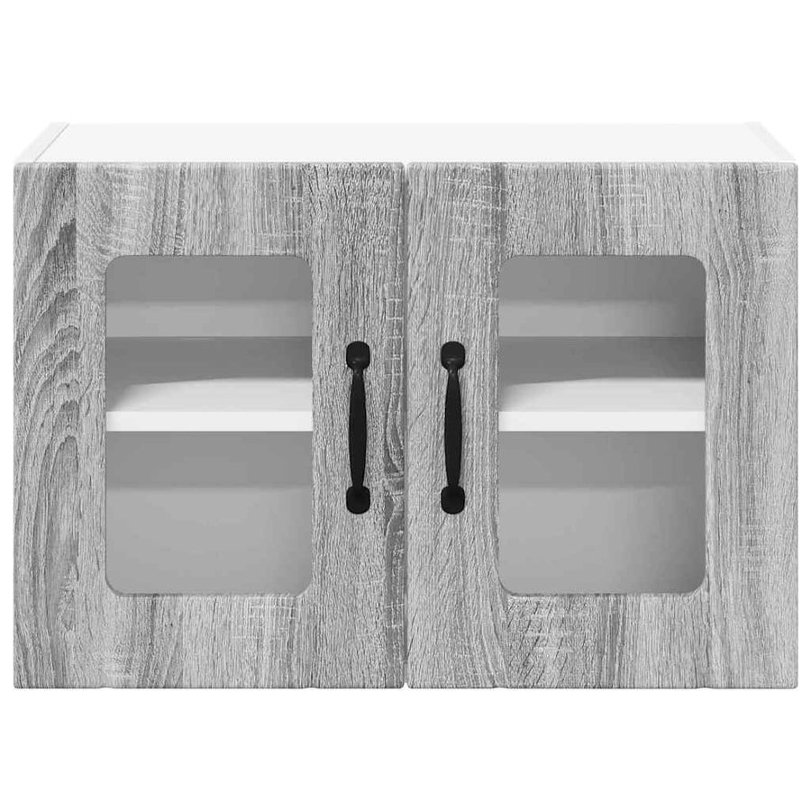 Keukenkast aan de muur met plank Grijs Sonoma 60 x 31 x 40 cm