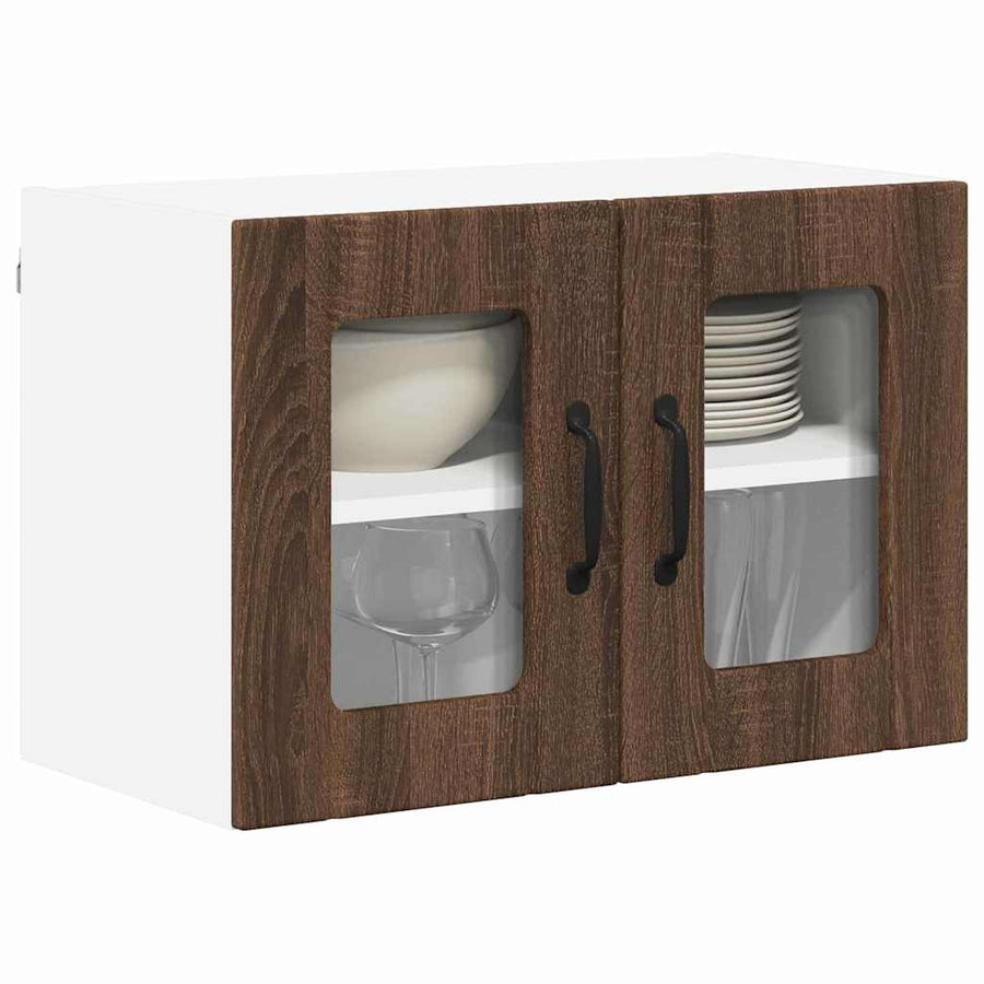 Keukenkast aan de muur Bruin Eiken 60 x 31 x 40 cm Bewerkt hout