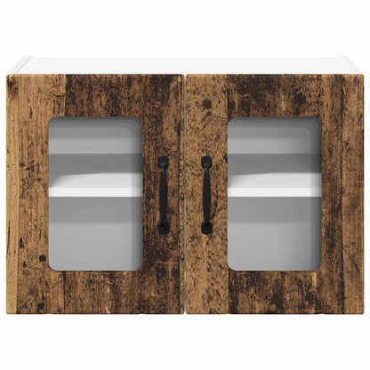 Keukenkast aan de muur met plank 2 pcs Oud Hout 60 x 31 x 40 cm