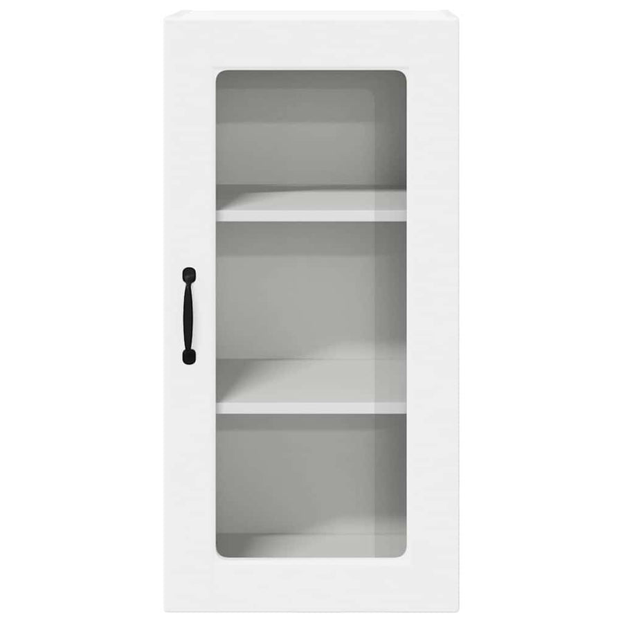 Keukenkast aan de muur Wit 40 x 31 x 80 cm Bewerkt hout