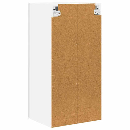 Keukenkast aan de muur Zwart 40 x 31 x 80 cm Bewerkt hout
