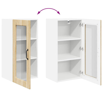 Keukenkast aan de muur met plank Sonoma Eiken 40 x 31 x 80 cm