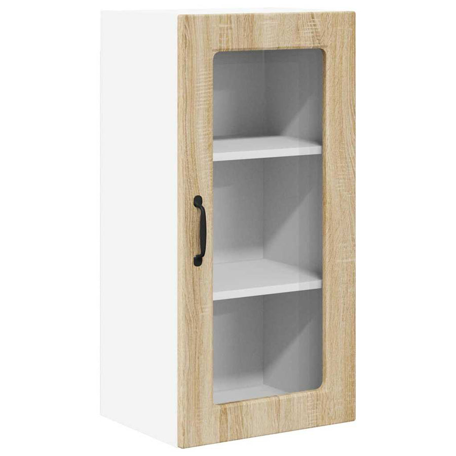 Keukenkast aan de muur 2 pcs Sonoma Eiken 40 x 31 x 80 cm