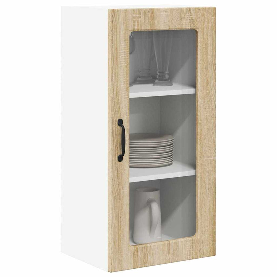 Keukenkast aan de muur 2 pcs Sonoma Eiken 40 x 31 x 80 cm