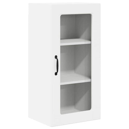 Keukenkast aan de muur met plank Hoogglans wit 40 x 31 x 80 cm