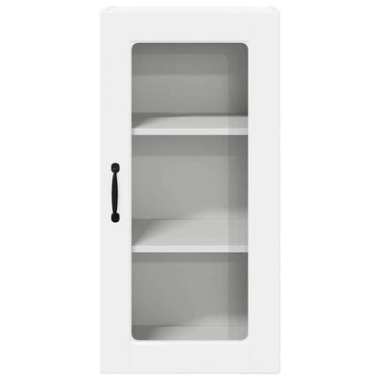 Keukenkast aan de muur met plank Hoogglans wit 40 x 31 x 80 cm