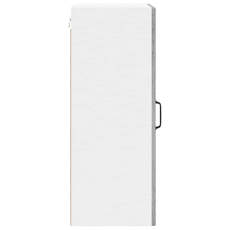Keukenkast aan de muur met plank Grijs Sonoma 40 x 31 x 80 cm