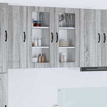 Keukenkast aan de muur 2 pcs Grijs Sonoma 40 x 31 x 80 cm