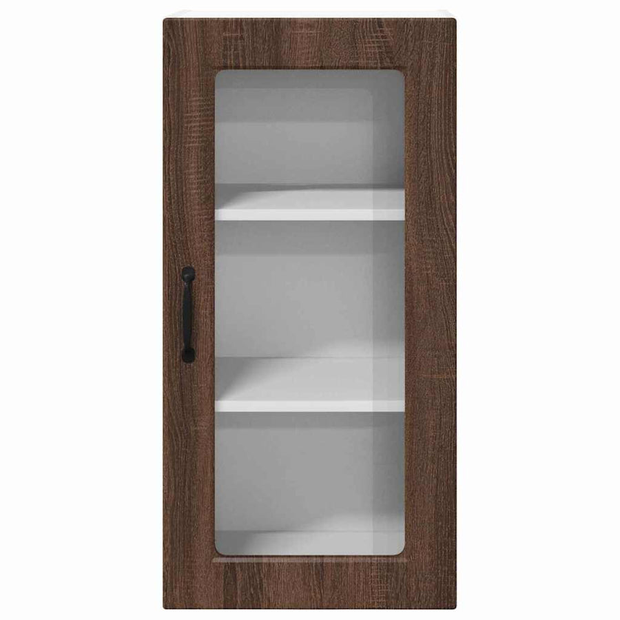 Keukenkast aan de muur Bruin Eiken 40 x 31 x 80 cm Bewerkt hout