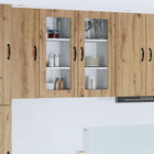 Kitchen Cabinet 2 pcs Artisan Oak 40 x 31 x 80 cm Engineered Wood