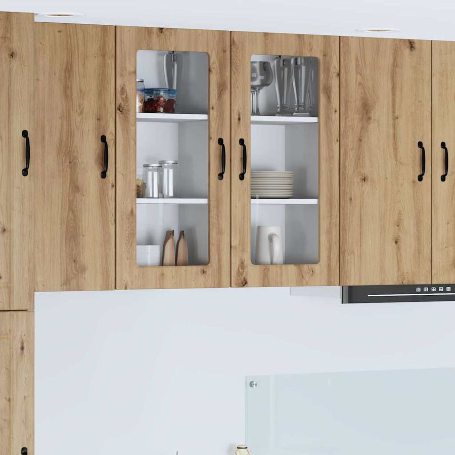 Keukenkast aan de muur 2 pcs Artisan Eiken 40 x 31 x 80 cm
