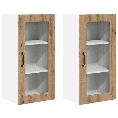 Keukenkast aan de muur 2 pcs Artisan Eiken 40 x 31 x 80 cm