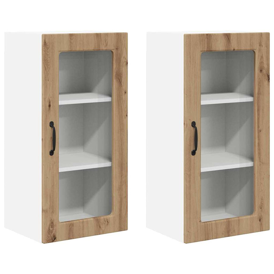 Keukenkast aan de muur 2 pcs Artisan Eiken 40 x 31 x 80 cm
