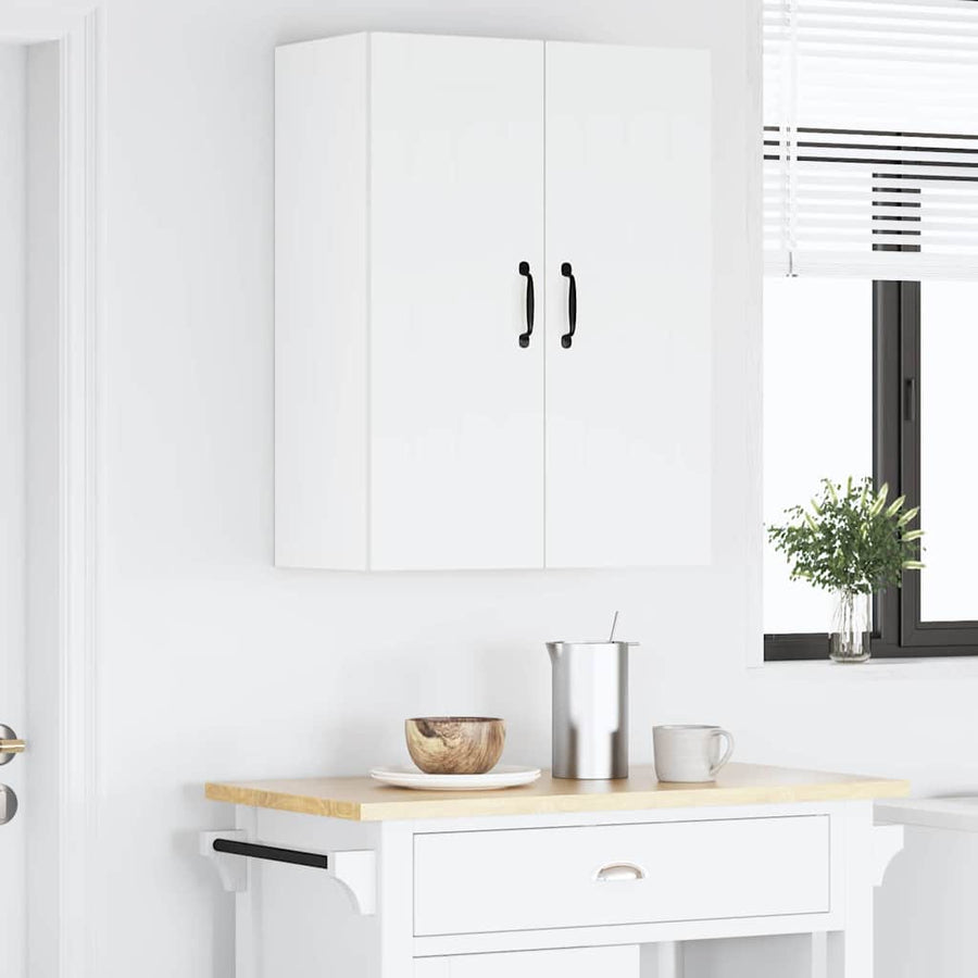 Keukenkast aan de muur Wit 30 x 31 x 80 cm Bewerkt hout