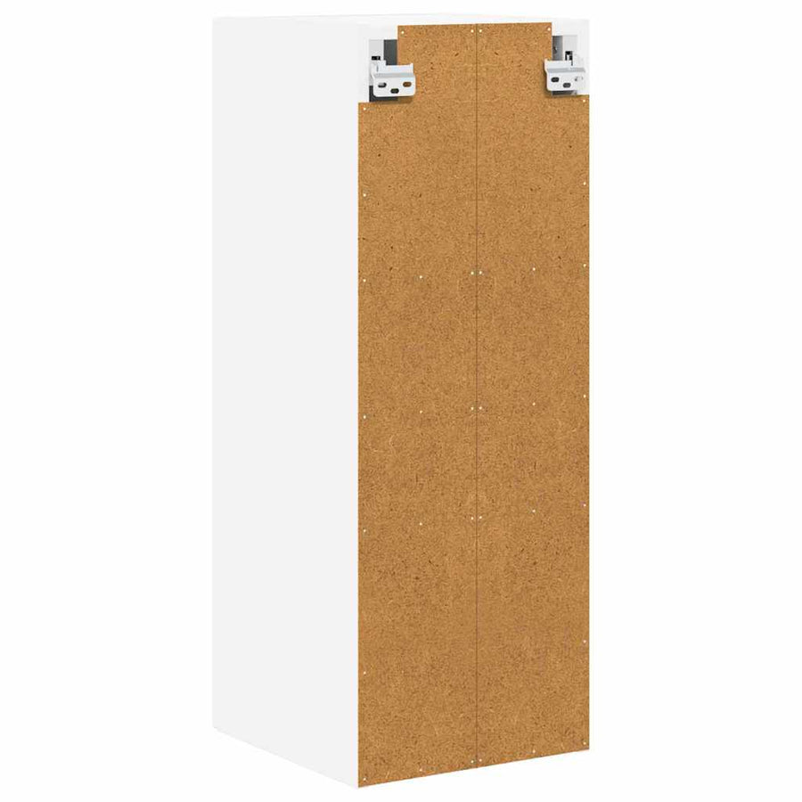 Keukenkast aan de muur Wit 30 x 31 x 80 cm Bewerkt hout