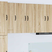 Keukenkast 2 stuks 30x31x80 cm sonoma eiken