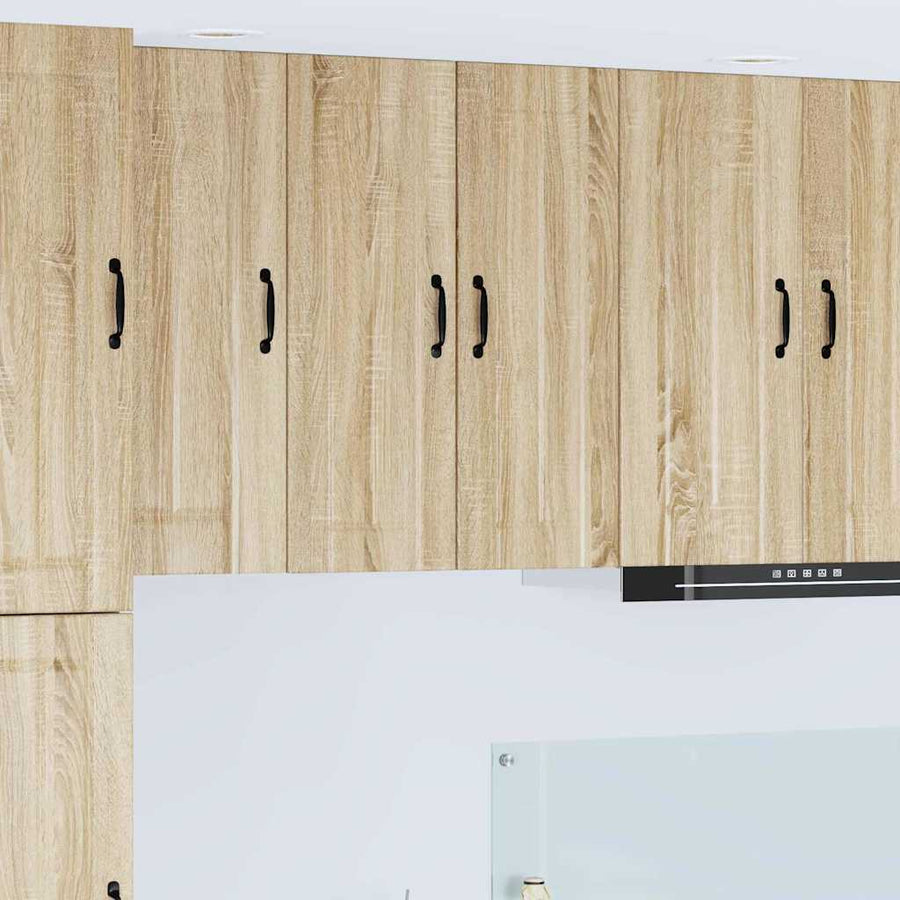 Keukenkast aan de muur 2 pcs Sonoma Eiken 30 x 31 x 80 cm