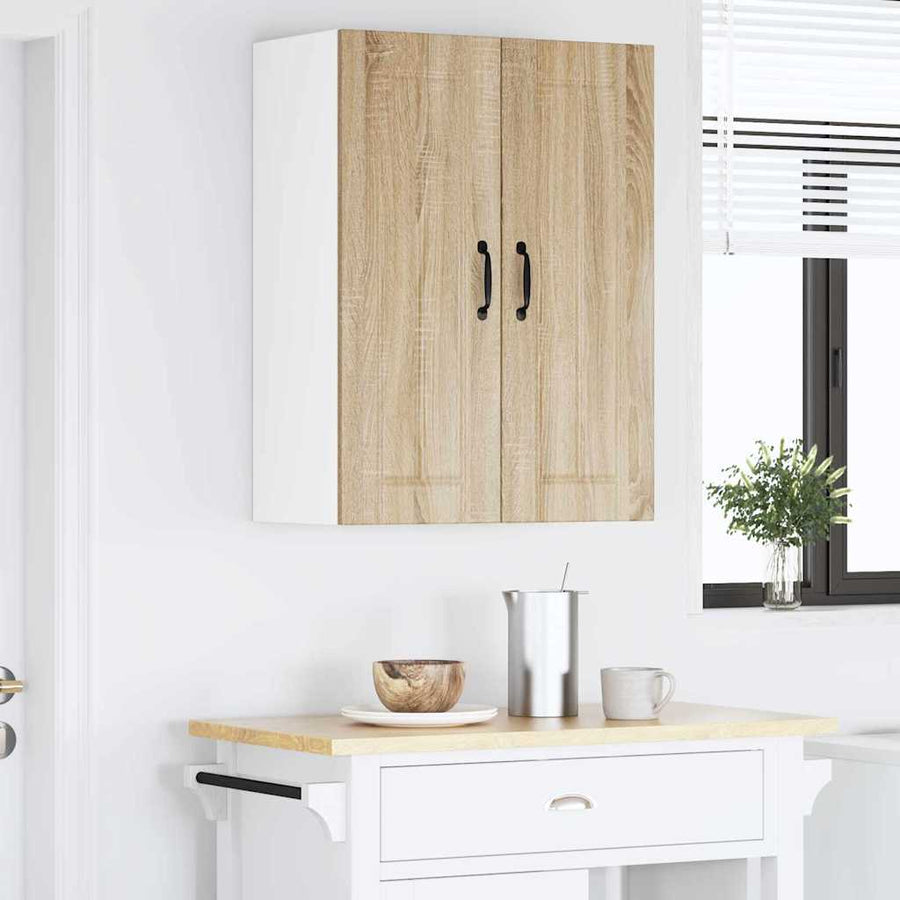 Keukenkast aan de muur 2 pcs Sonoma Eiken 30 x 31 x 80 cm
