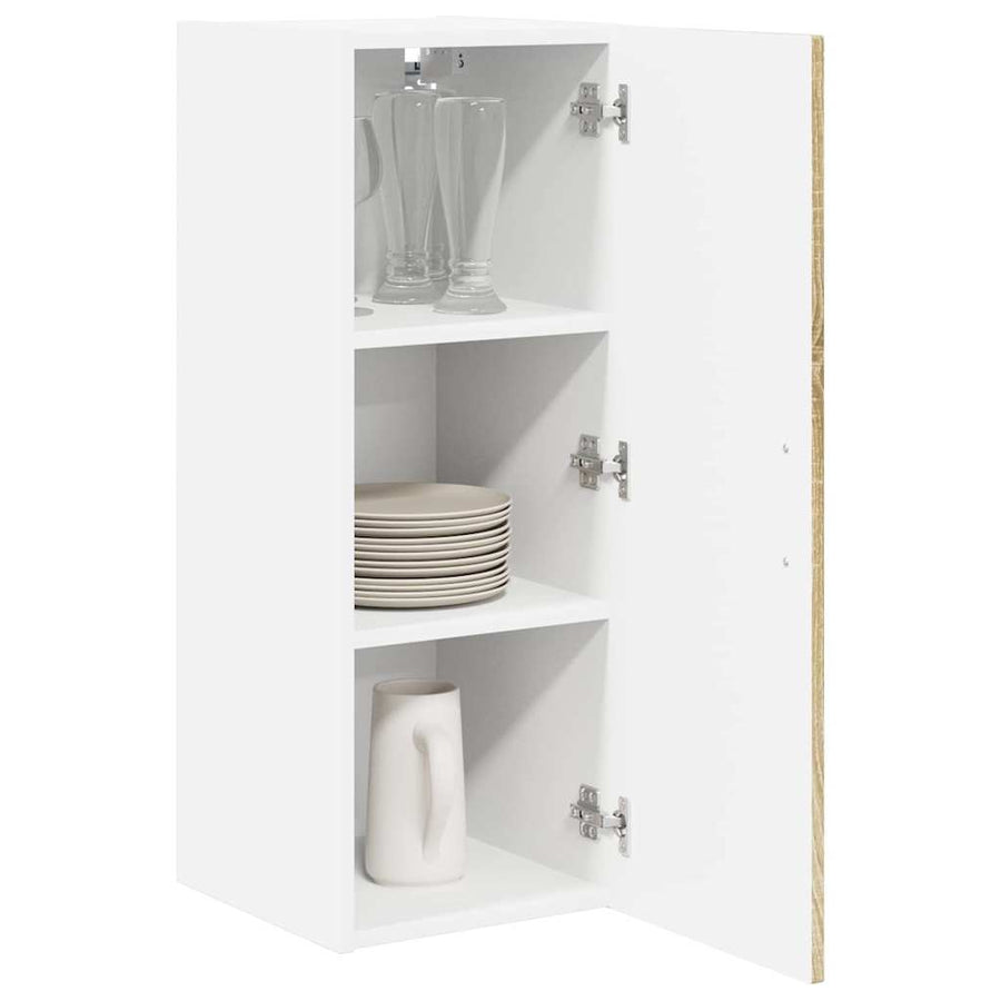 Keukenkast aan de muur 2 pcs Sonoma Eiken 30 x 31 x 80 cm