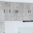 Keukenkast 30x31x80 cm beton grijs bewerkt hout