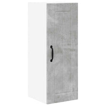 Keukenkast aan de muur Beton Grijs 30 x 31 x 80 cm Bewerkt hout