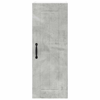 Keukenkast aan de muur Beton Grijs 30 x 31 x 80 cm Bewerkt hout