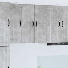 Keukenkast aan de muur 2 pcs Beton Grijs 30 x 31 x 80 cm
