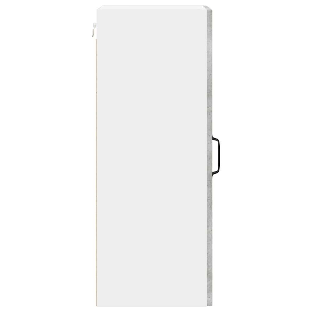 Keukenkast aan de muur 2 pcs Beton Grijs 30 x 31 x 80 cm