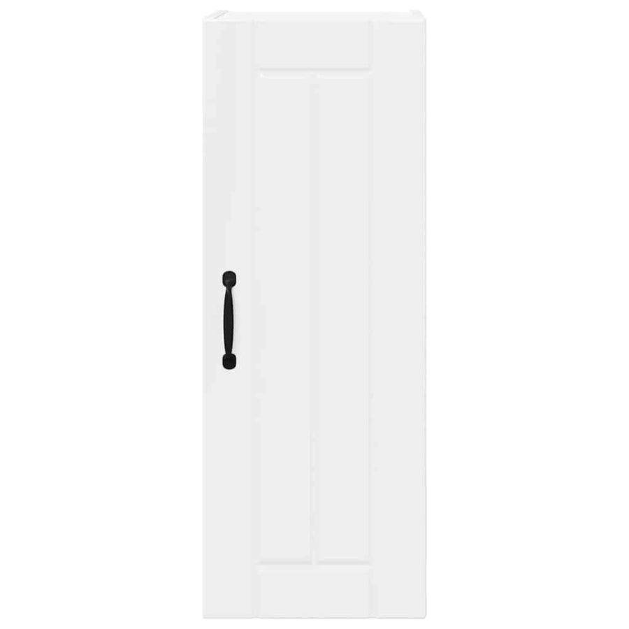 Keukenkast aan de muur met plank Hoogglans wit 30 x 31 x 80 cm