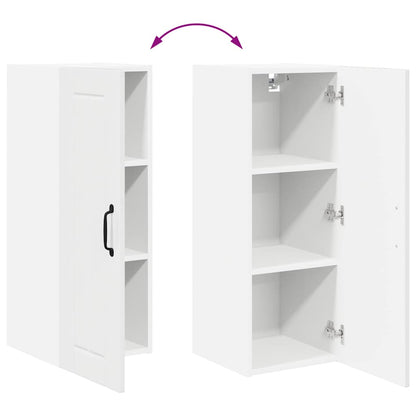 Keukenkast aan de muur met plank Hoogglans wit 30 x 31 x 80 cm