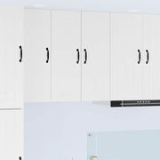 Keukenkast 2 stuks 30x31x80 cm hoogglans wit