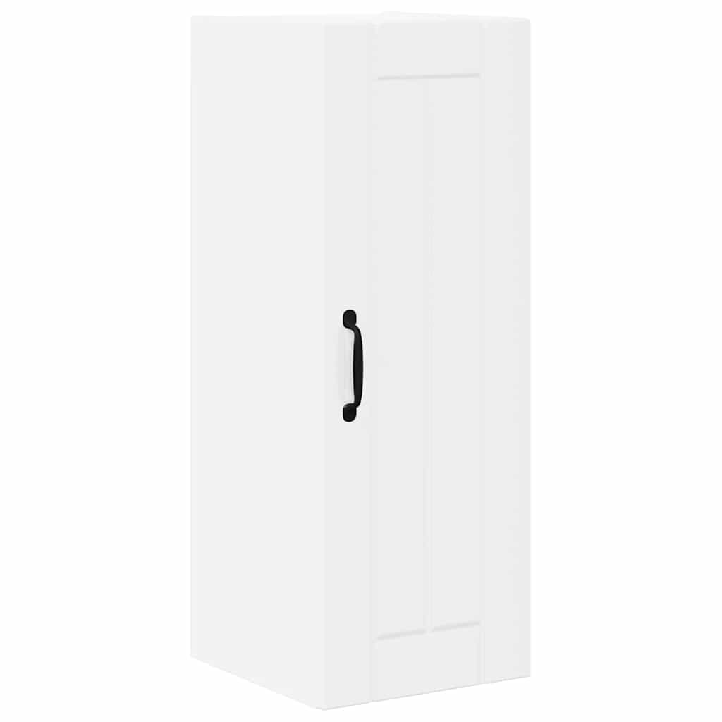 Keukenkast aan de muur 2 pcs Hoogglans wit 30 x 31 x 80 cm