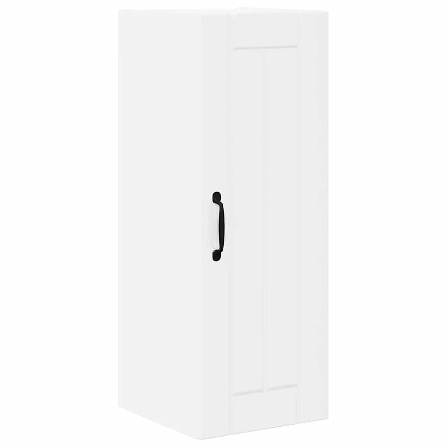 Keukenkast aan de muur 2 pcs Hoogglans wit 30 x 31 x 80 cm