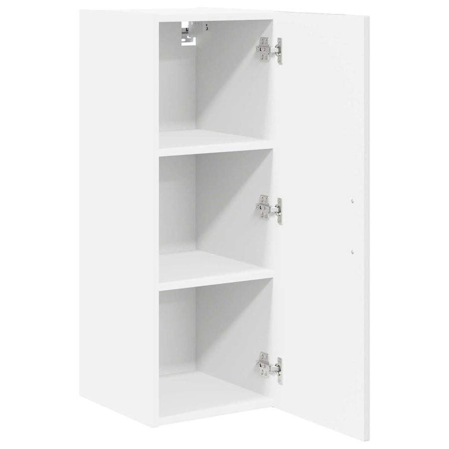 Keukenkast aan de muur 2 pcs Hoogglans wit 30 x 31 x 80 cm