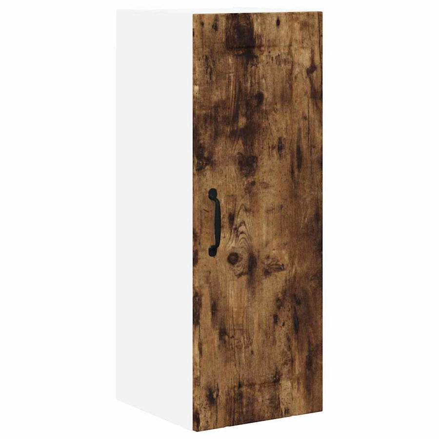 Keukenkast aan de muur met plank Gerookt eiken 30 x 31 x 80 cm