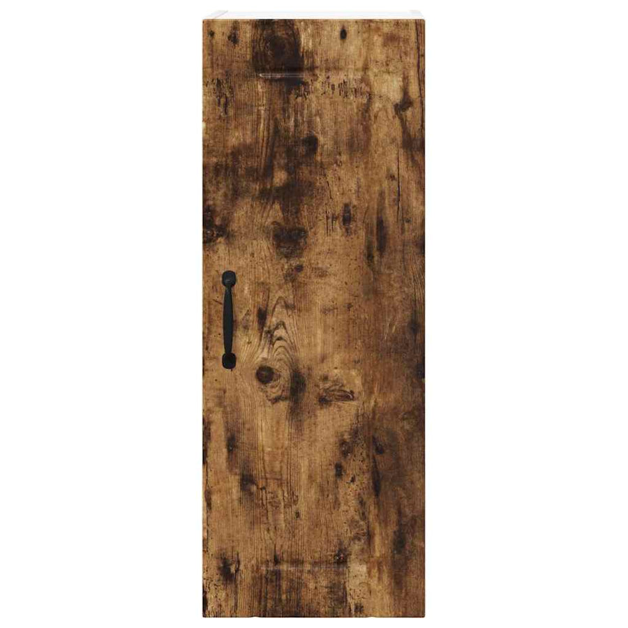 Keukenkast aan de muur met plank Gerookt eiken 30 x 31 x 80 cm