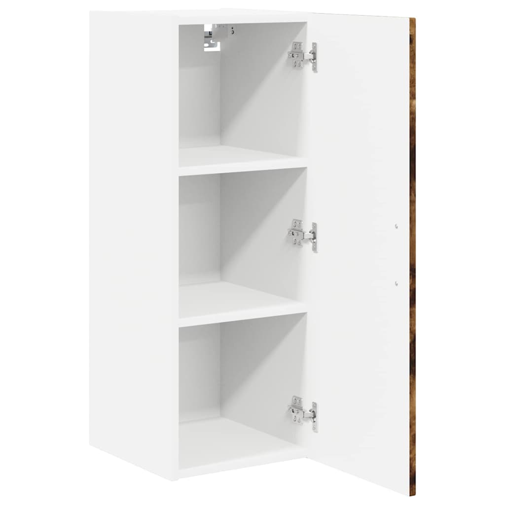 Keukenkast aan de muur 2 pcs Gerookt eiken 30 x 31 x 80 cm