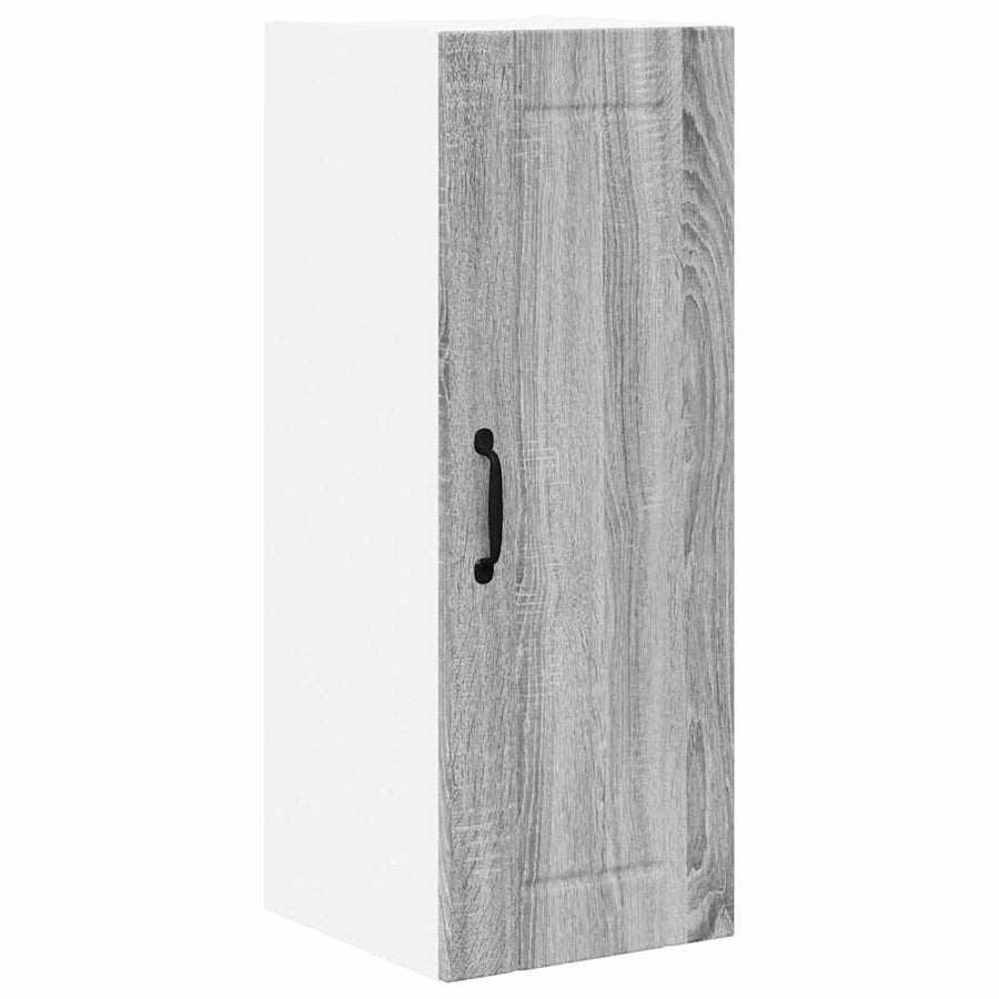 Keukenkast aan de muur met plank Grijs Sonoma 30 x 31 x 80 cm