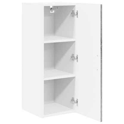 Keukenkast aan de muur met plank Grijs Sonoma 30 x 31 x 80 cm