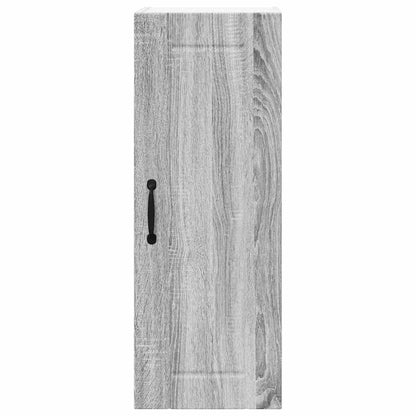 Keukenkast aan de muur met plank Grijs Sonoma 30 x 31 x 80 cm