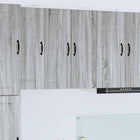Keukenkast 2 stuks grijs sonoma 30x31x80 cm bewerkt hout