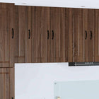 Keukenkast 30x31x80 cm bewerkt hout bruin eiken