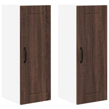Keukenkast aan de muur 2 pcs Bruin Eiken 30 x 31 x 80 cm