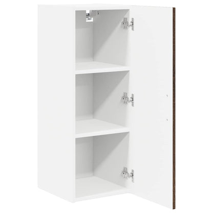 Keukenkast aan de muur 2 pcs Bruin Eiken 30 x 31 x 80 cm