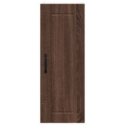 Keukenkast aan de muur 2 pcs Bruin Eiken 30 x 31 x 80 cm