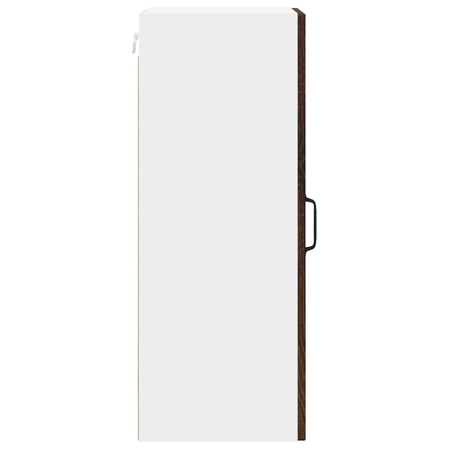 Keukenkast aan de muur 2 pcs Bruin Eiken 30 x 31 x 80 cm