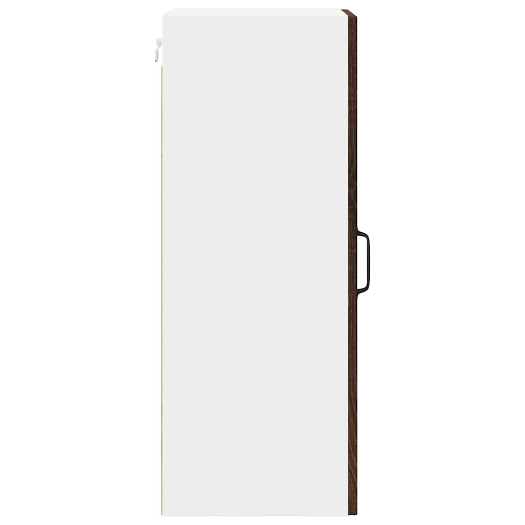 Keukenkast aan de muur 2 pcs Bruin Eiken 30 x 31 x 80 cm